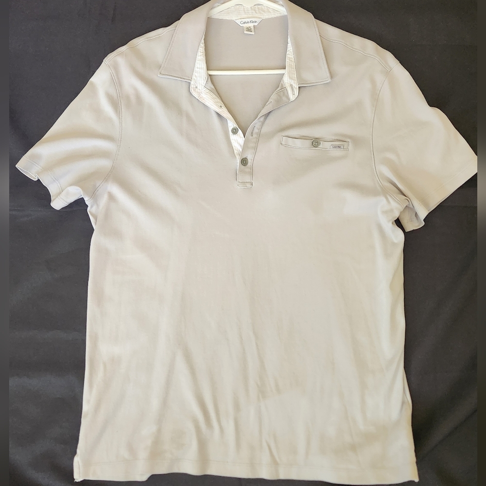Calvin Klein collared shirt, size large